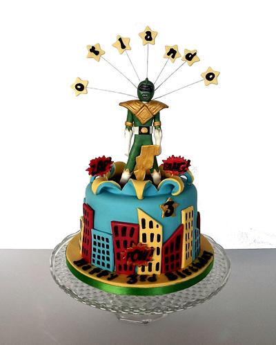 Power Ranger Cake - Cake by Storyteller Cakes