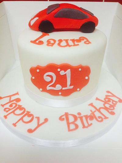 21st birthday cake - Cake by Savanna Timofei