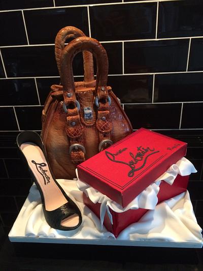 Handbag, box and Shoe - Cake by Paul of Happy Occasions Cakes.