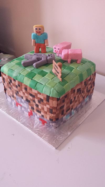 Minecraft!  - Cake by Cakes by J