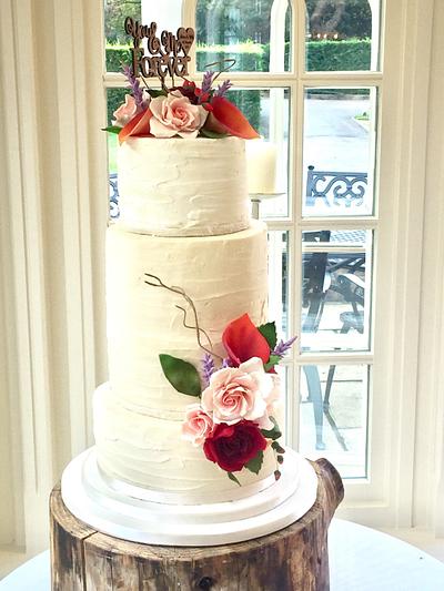 Autumn wedding - Cake by George's Bakes