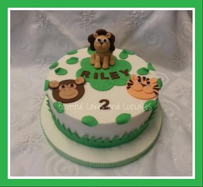 jungle animal cake - Cake by bootifulcakes