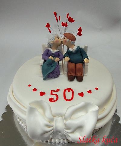 50 th anniversary - Cake by SlatkaKuca