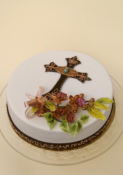 Confirmation cake  2 - Cake by Katarzynka