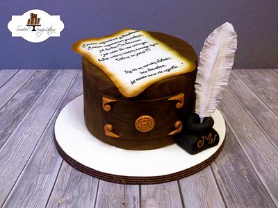 Letter Cake - Cake by Urszula Landowska