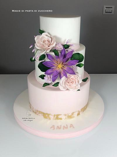 Flowers cake - Cake by Mariana Frascella