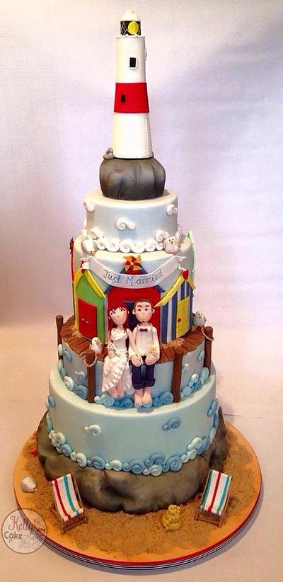 Oh I Do Like To Be Beside The Seaside! - Cake by Kelly Hallett