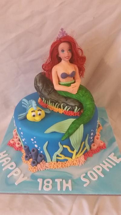 little mermaid - Cake by joe duff