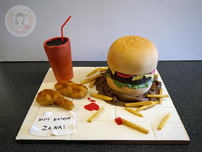 Fast food cake - Cake by Chatter Cakes