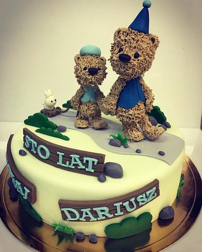 bears - Cake by Jolanta Nowocin
