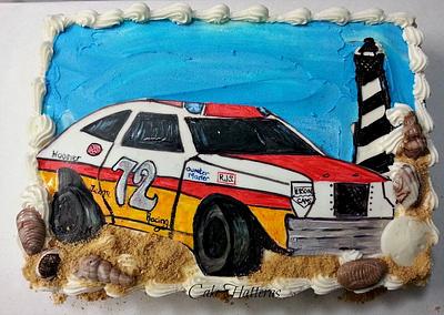 Mom drives a race car - Cake by Donna Tokazowski- Cake Hatteras, Martinsburg WV