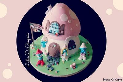 Smurf cake - torta puffi - Cake by Piece of cake by Lidia Di Gregorio (Italian cakes)