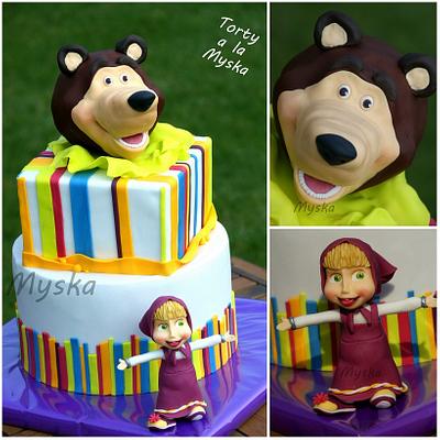 Masha and the bear - Cake by Myska