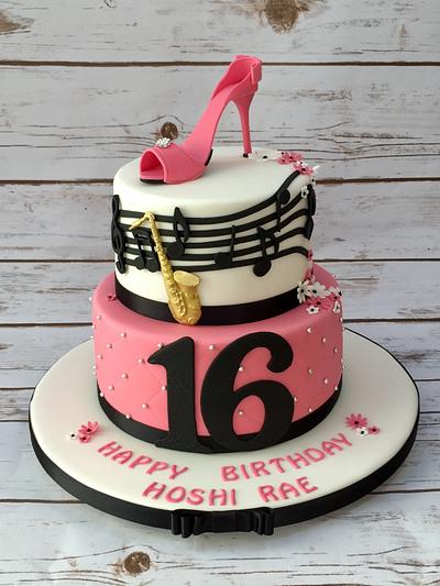 A musical sweet 16 - Cake by The Cake Bank 