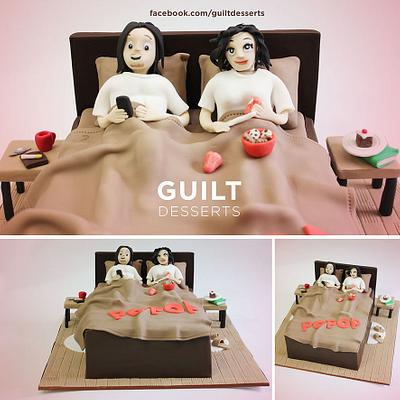 On the Bed - Cake by Guilt Desserts