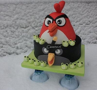 Angry Birds cake - Cake by Caseiro Custom Cakes