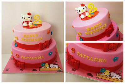 Hello Kitty - Cake by PurpleBoxCupcakes