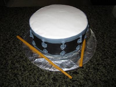 Snare Drum Cake - Cake by Frostilicious Cakes & Cupcakes