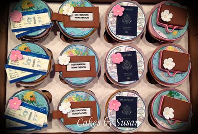Traveling themed cupcakes - Cake by Skmaestas