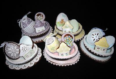 Easter gingerbreads - Cake by Gabriela