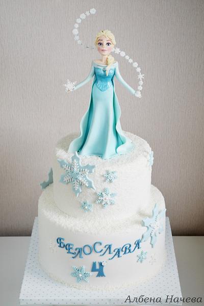 Frozen Elsa Cake - Cake by benyna