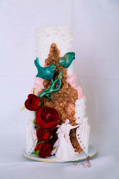 Weddingcake  - Cake by Vy Jeffery