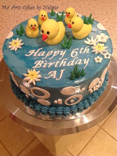 Duck themed Cake - Cake by Ma' Arty Cakes by Nelissa