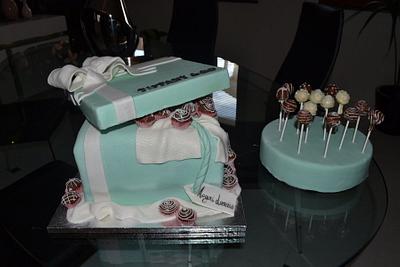 Tiffany box cake - Cake by DolciCapricci