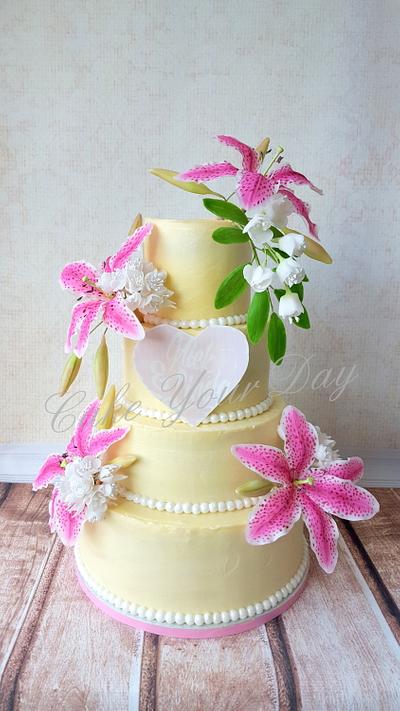 Tiger Lily's Wedding Cake. - Cake by Cake Your Day (Susana van Welbergen)