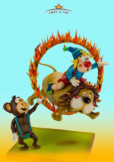 Circus Charly - Arcade Game collaboration - Cake by Dirk Luchtmeijer