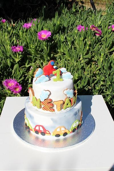 1st birthday .... - Cake by Petra Florean