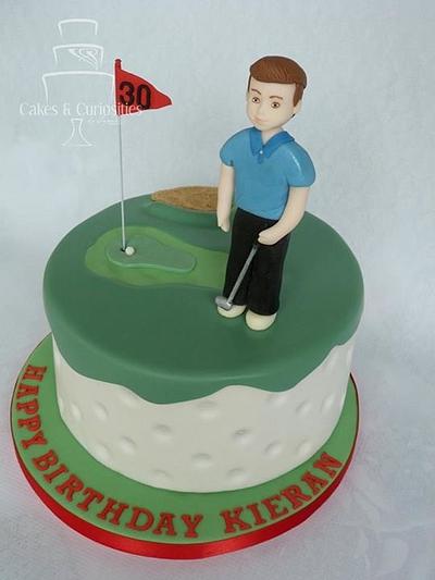 30th Golf cake  - Cake by Symone Rostron Cakes & Curiosities