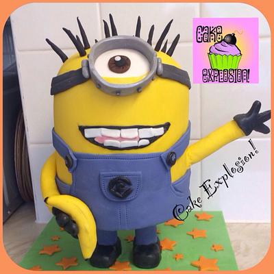 Standing 3D Minion Cake - Cake by Cake Explosion!