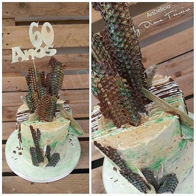 60th Birthday Cake - Cake by Unique Cake's Boutique