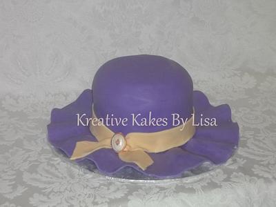 Ladies hat cake - Cake by lschreck06