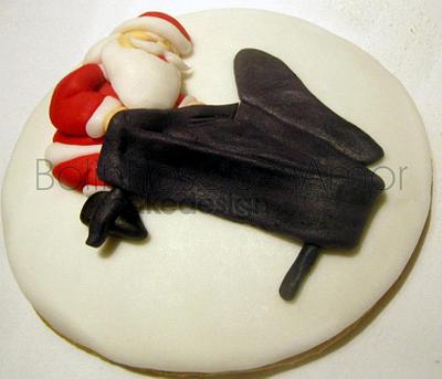 Christmas themed cookies - Cake by Bolinhos com Amor 