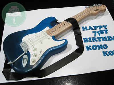 Fender Electric Guitar - Cake by Nicholas Ang