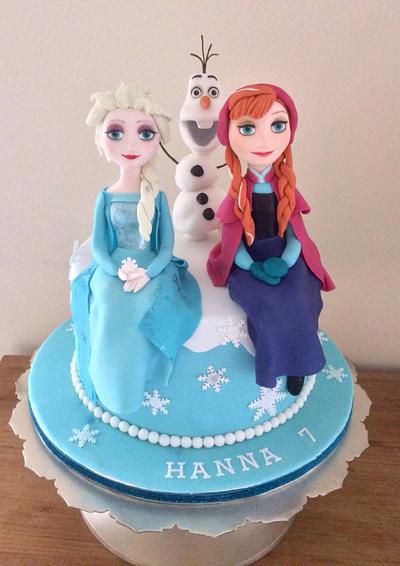 Disney's Frozen cake - Cake by Zoe Smith Bluebird-cakes