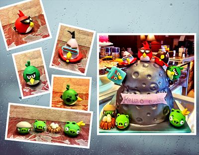 Angry Birds - Cake by three lights cakes