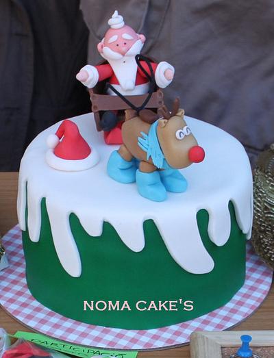 TARTA NAVIDAD, CHRISTMAS CAKE - Cake by Sílvia Romero (Noma Cakes)