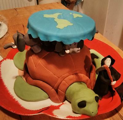 Discworld Birthday Cake - Cake by Jeana Byrd