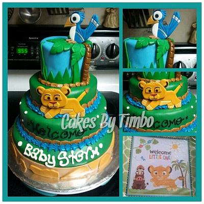 Baby Simba Cake! - Cake by Timbo Sullivan