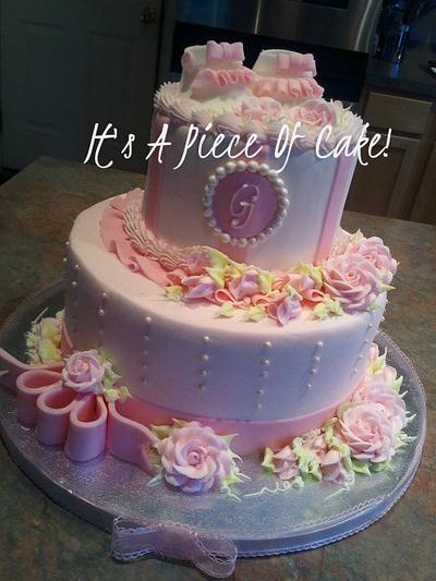 It's A Girl! Buttercream Icing - Cake by Rebecca