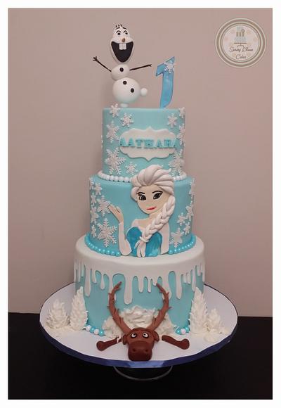 Frozen Cake - Cake by Spring Bloom Cakes