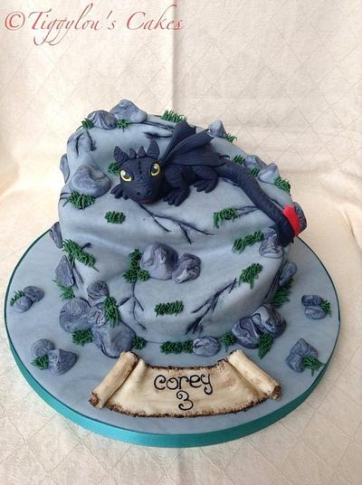 How to train your dragon  - Cake by Tiggylou's cakes 