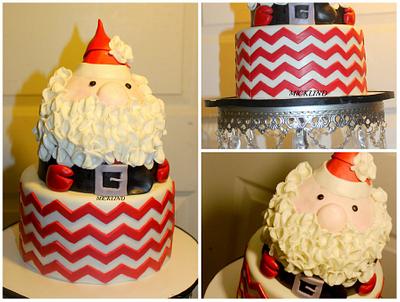 SANTA CLAUSE BIRTHDAY CAKE - Cake by Linda