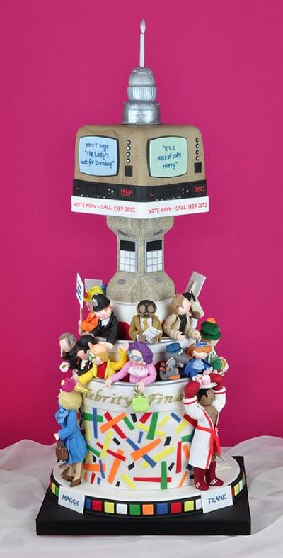 1980's themed cake for the Baking Industry Awards - London - 2012 - Cake by Sandra Monger