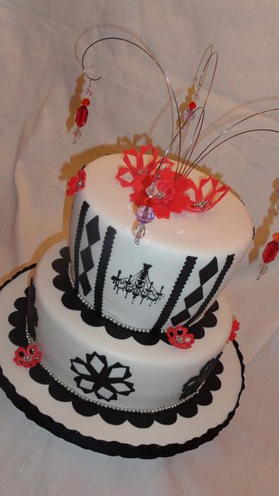 Black and white birthday - Cake by Sweet Compositions