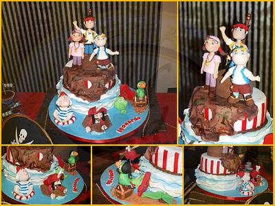 Jack and the Neverland Pirates - Cake by Miminhos Doces
