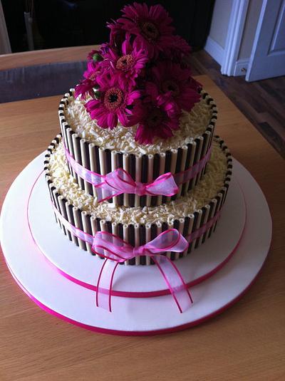 Chocolate Wedding Cake - Cake by Donna